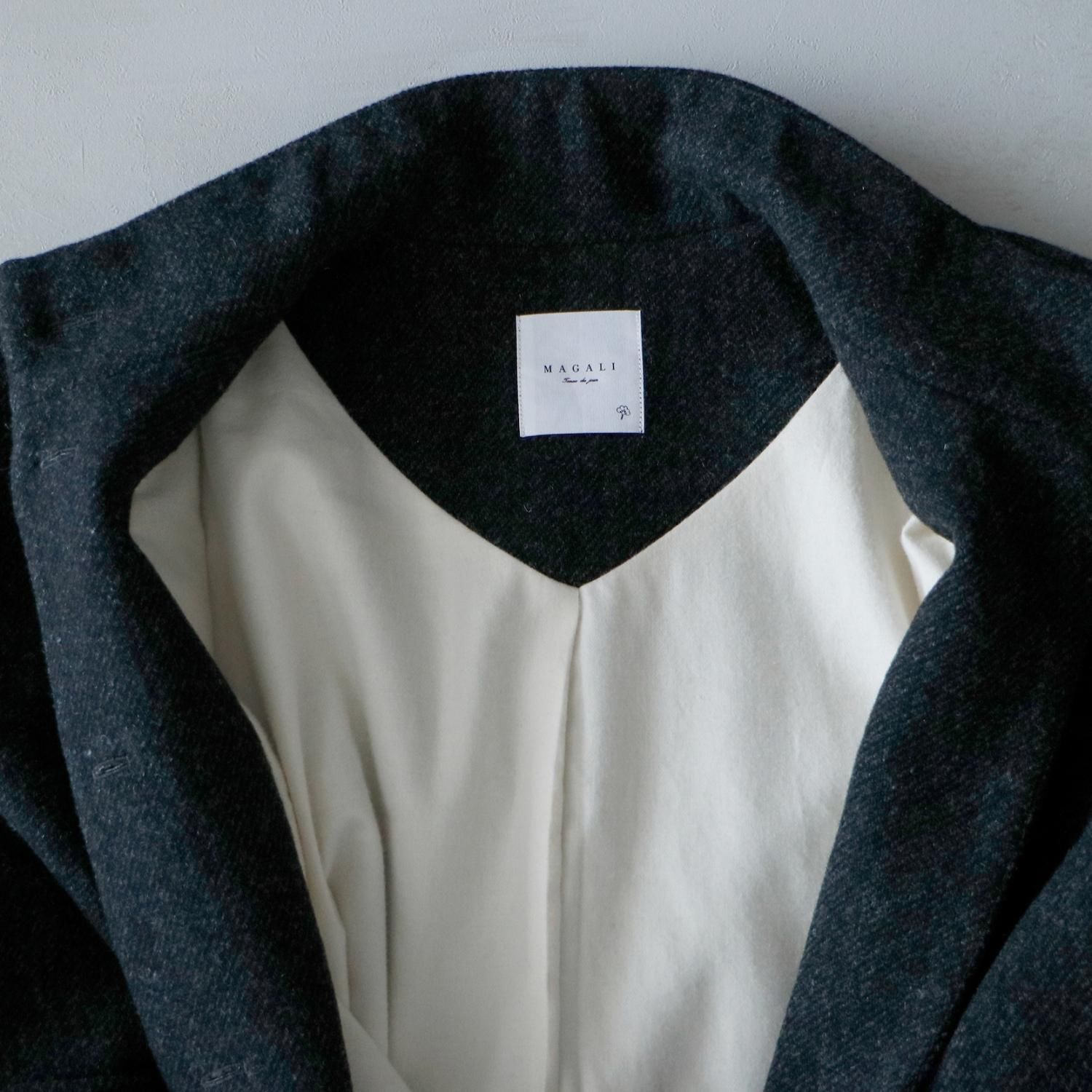 楽天市場】MAGALI | トラディショナルウール・ハイネックコート