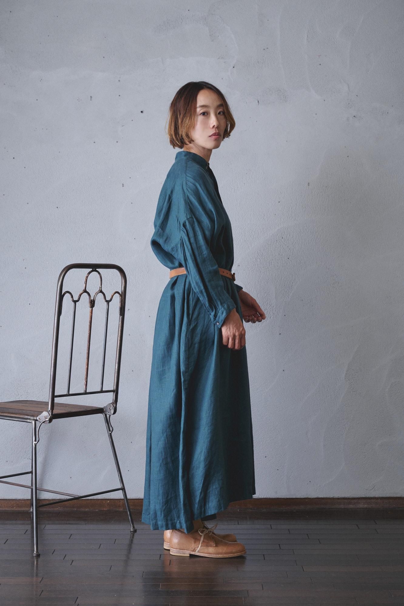 suzuki takayuki peasant dress I（2color A241-20）- poooL (online shop)