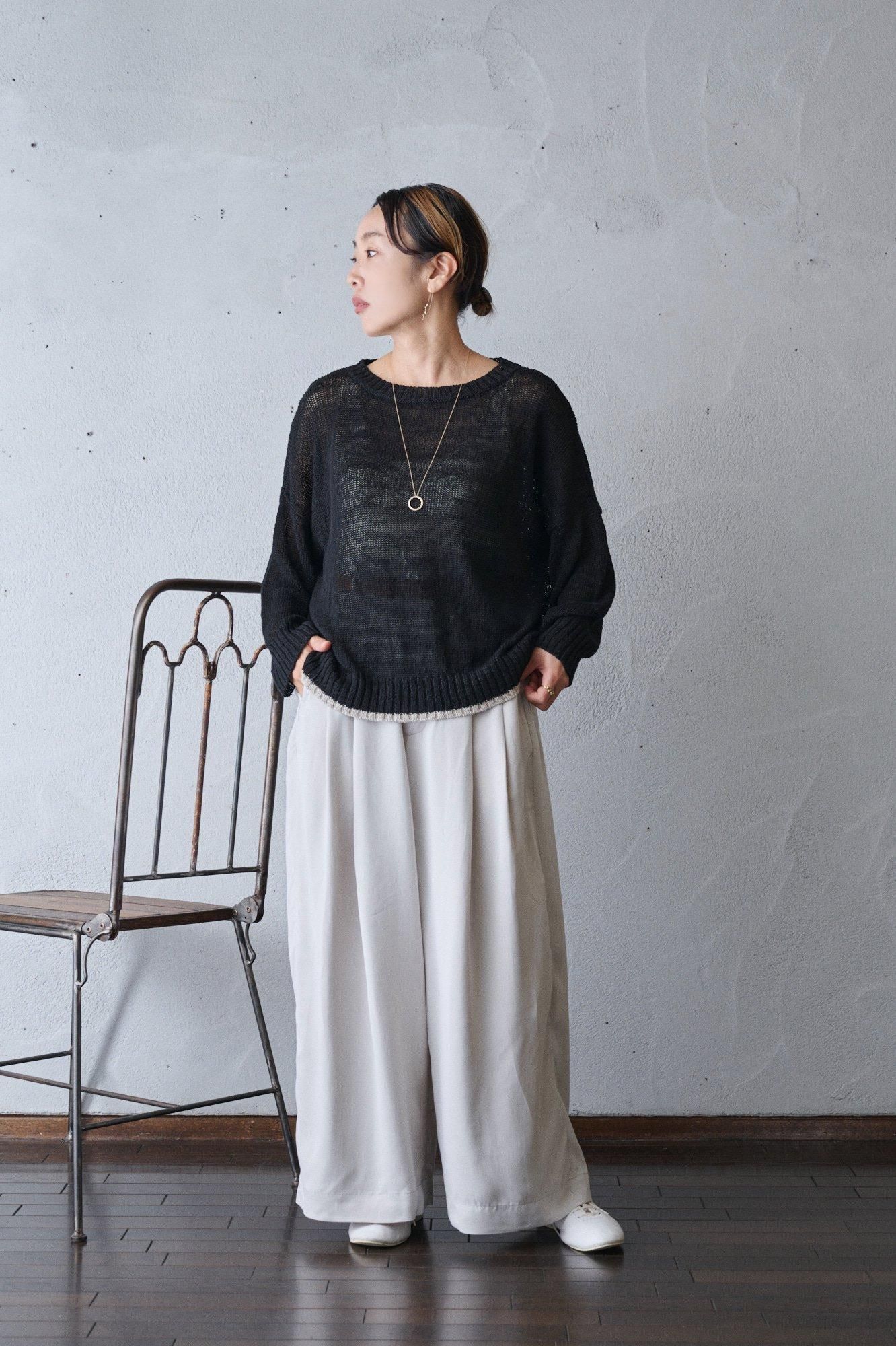 ASEEDONCLÖUD Jyunreika trouser（Relaxing cloth / 2color）- (online