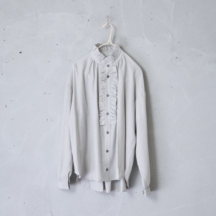 HONNETE オネット 新品未使用 ASCOT COLLAR LONG SHIRT プリント-