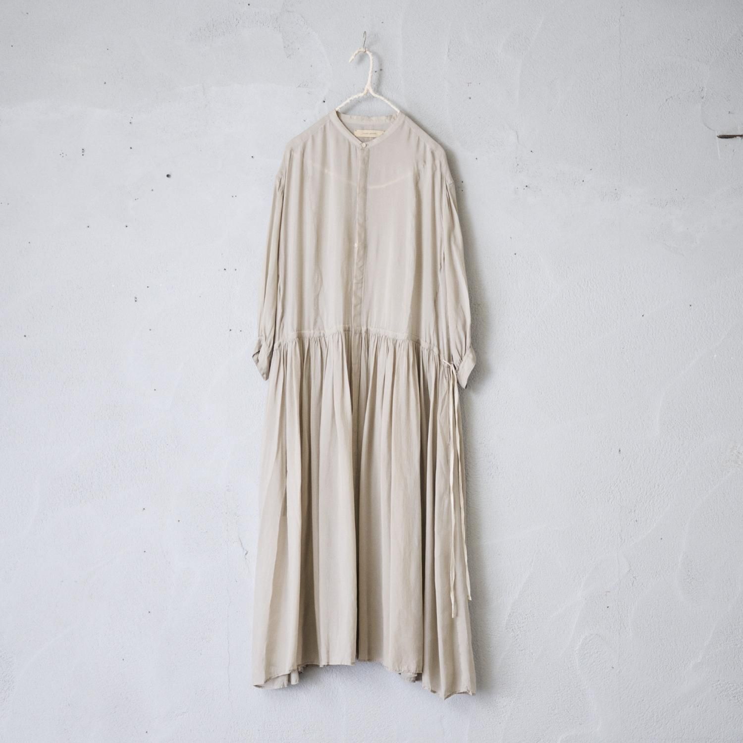 suzuki takayuki dropped-torso dress（S241-17）- poooL (online shop)
