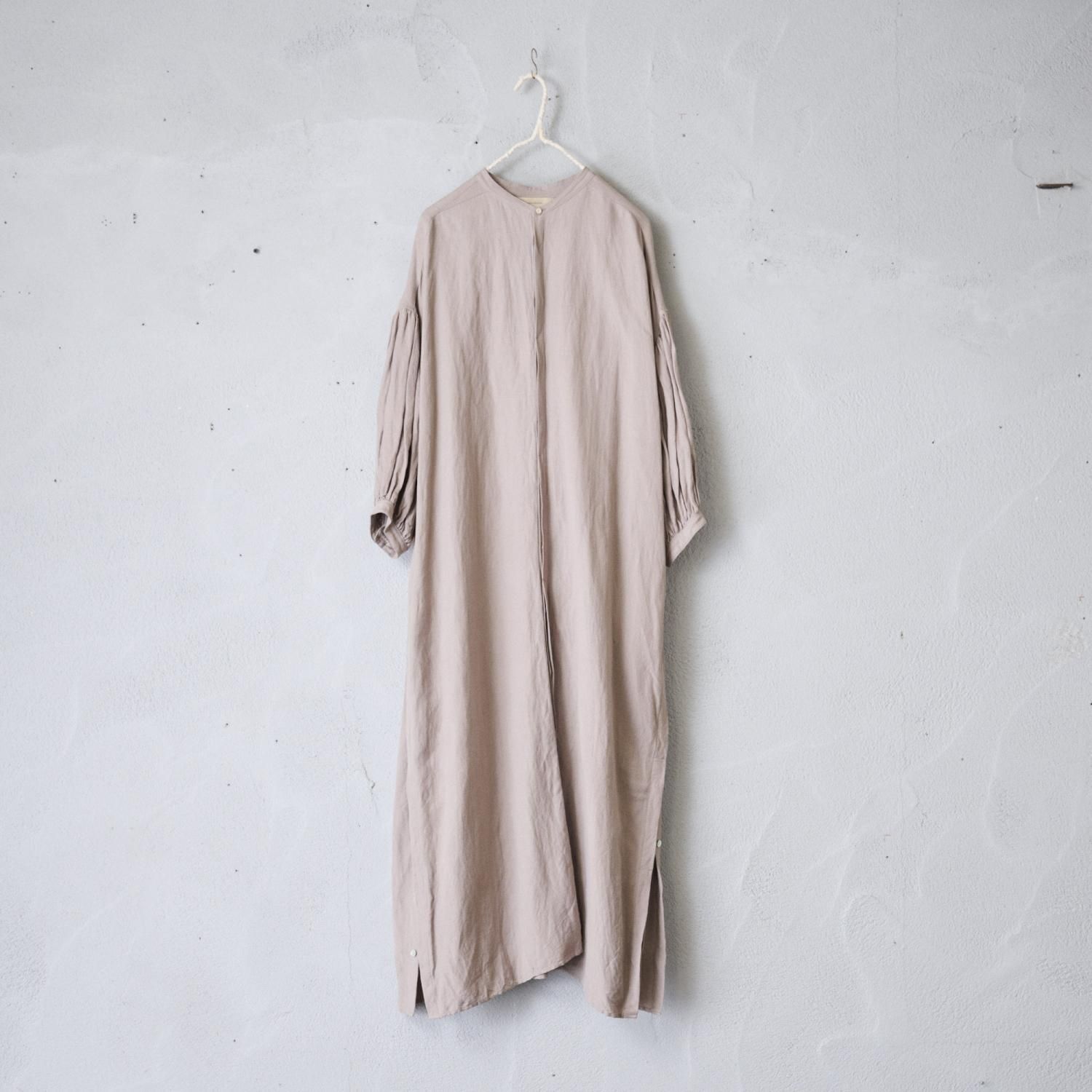 suzuki takayuki puff-sleeve shirt dress（2color A241-17