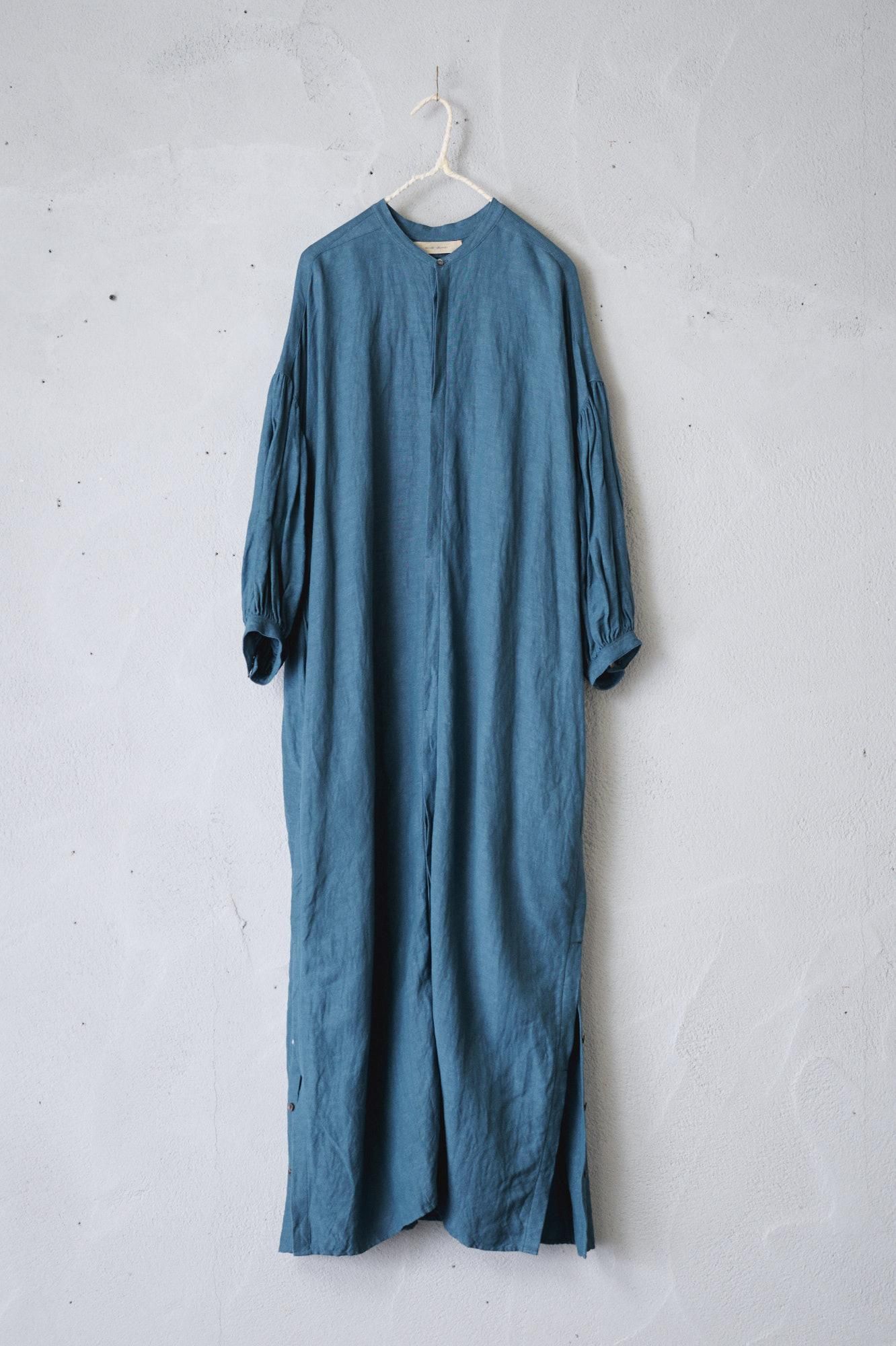 suzuki takayuki puff-sleeve shirt dress（2color A241-17