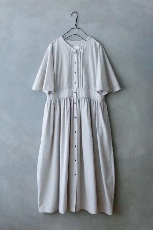 【タグ付新品】MAGALI 東炊きコットンビエラ クラシックワンピース 東炊きコットンビエラ・クラシック・ワンピース／カーマイン