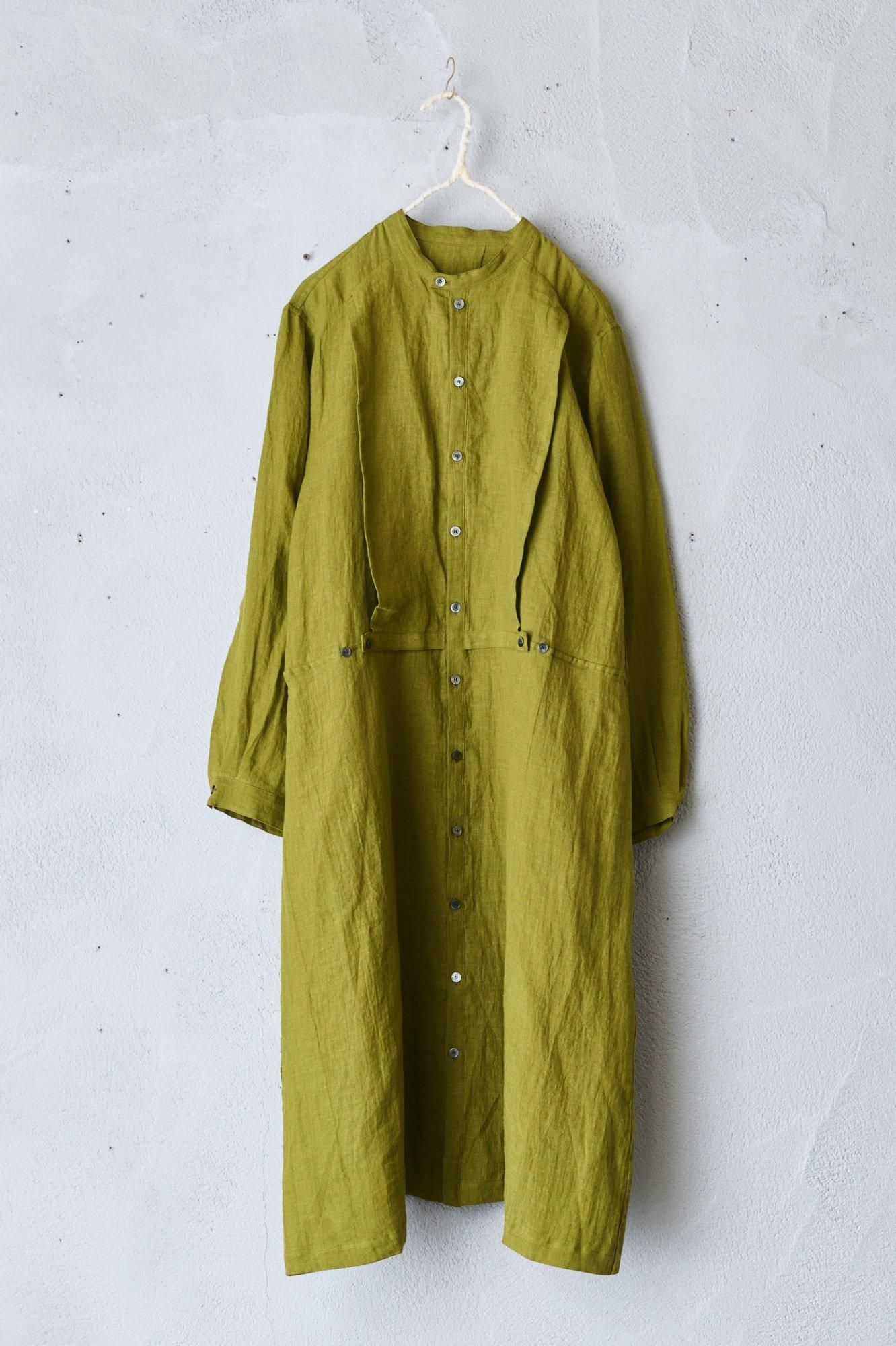 ブラスブラム　ワンピース Washed Linen Cotton 2Way アシンメトリーワンピース | ITEM