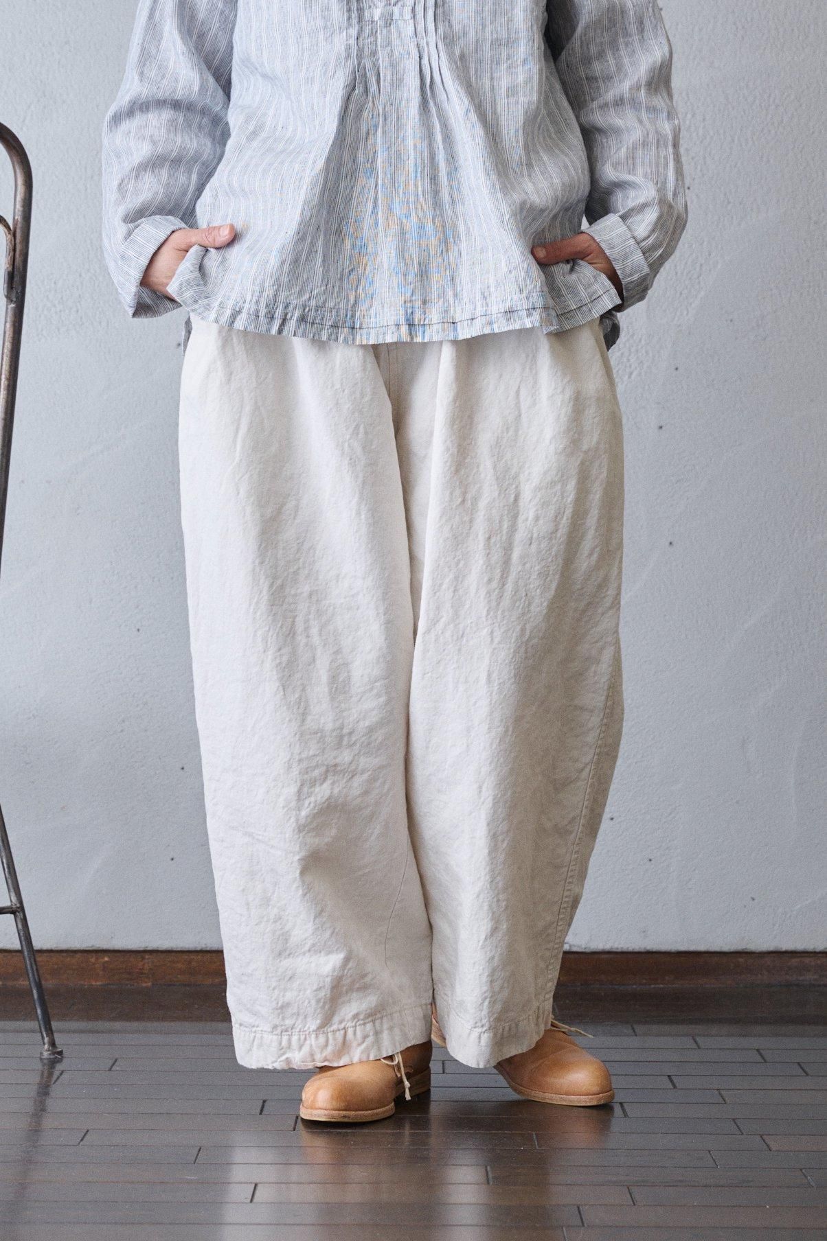 veritecoeurコットンヘンプパンツ生成り Veritecoeur (ヴェリテクール