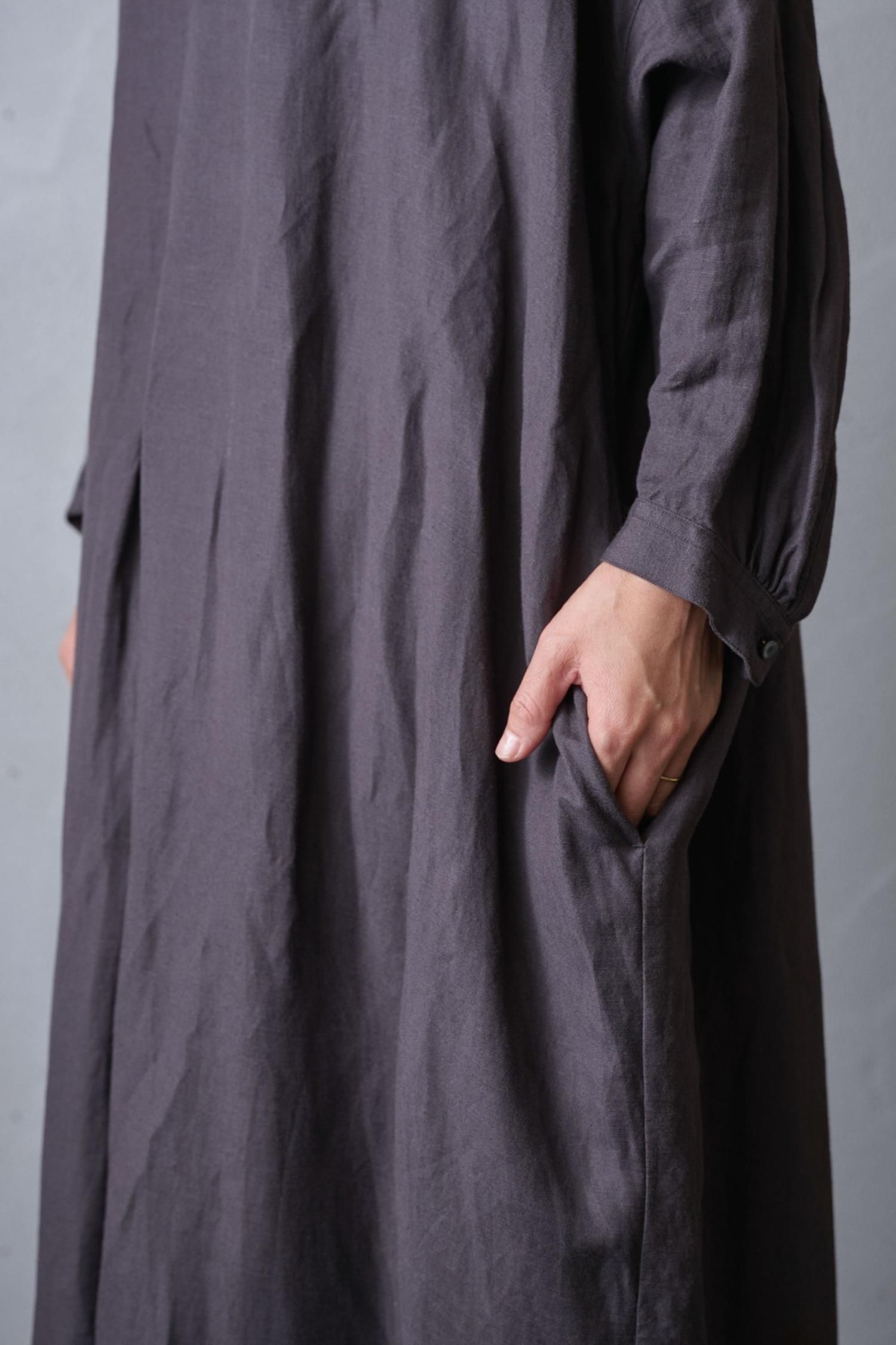suzuki takayuki peasant dress I（S241-25） - poooL (online shop)