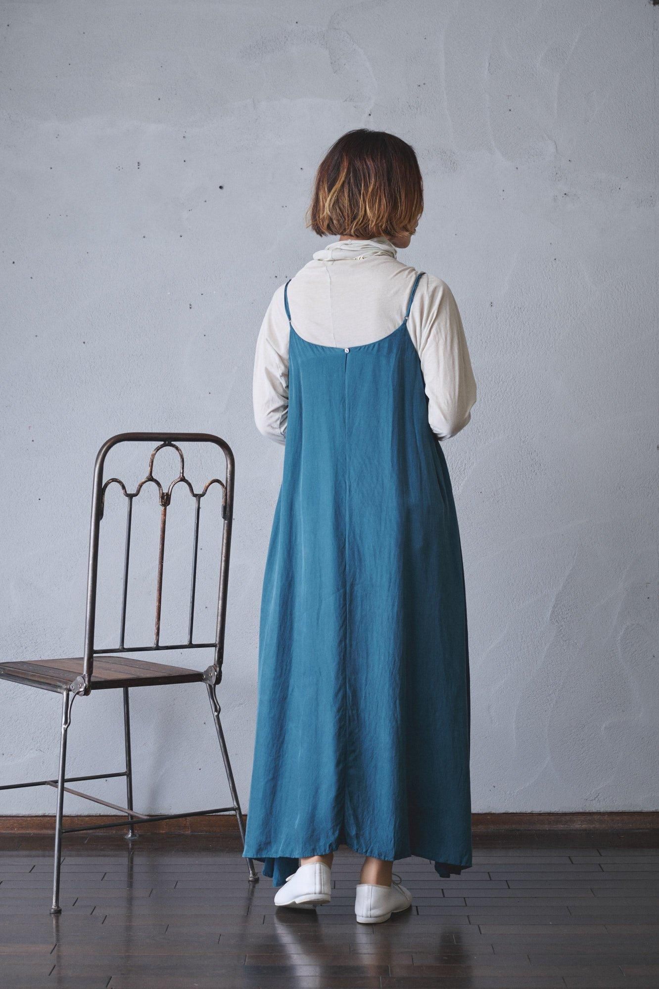 suzuki takayuki slip dress（T001-10）- poooL (online shop)