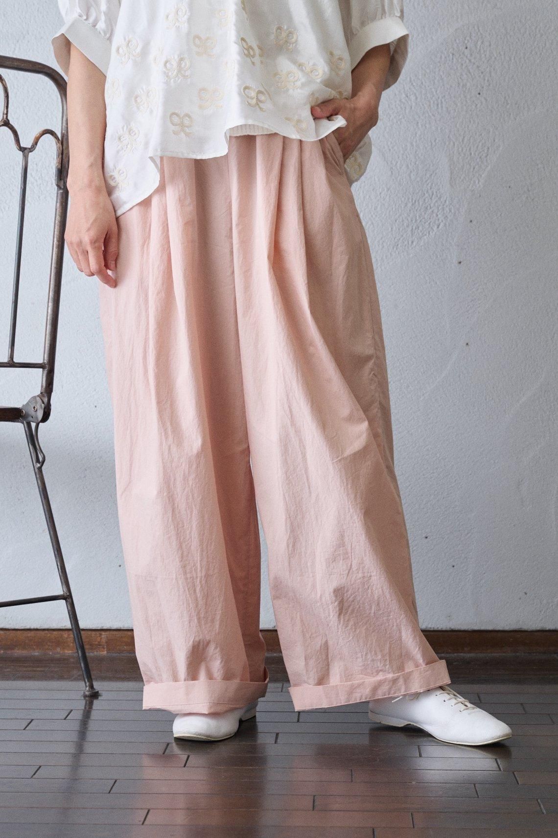 suzuki takayuki wide legged pants Ⅱ（S242-19） - poooL