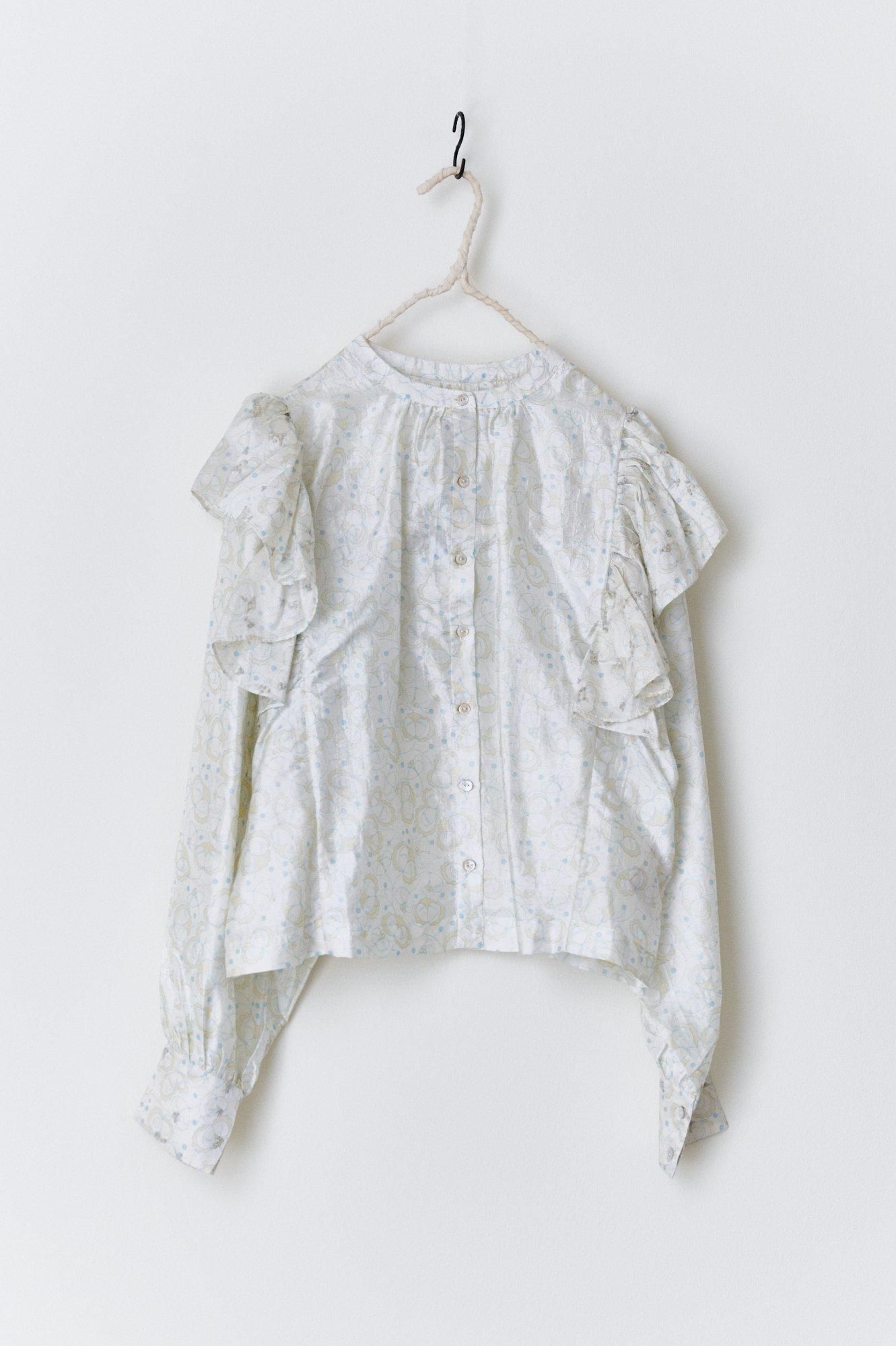 BUNON ブラウス BUNON / Embroidery Collar Blouse | 可愛いドットの刺繍が特徴