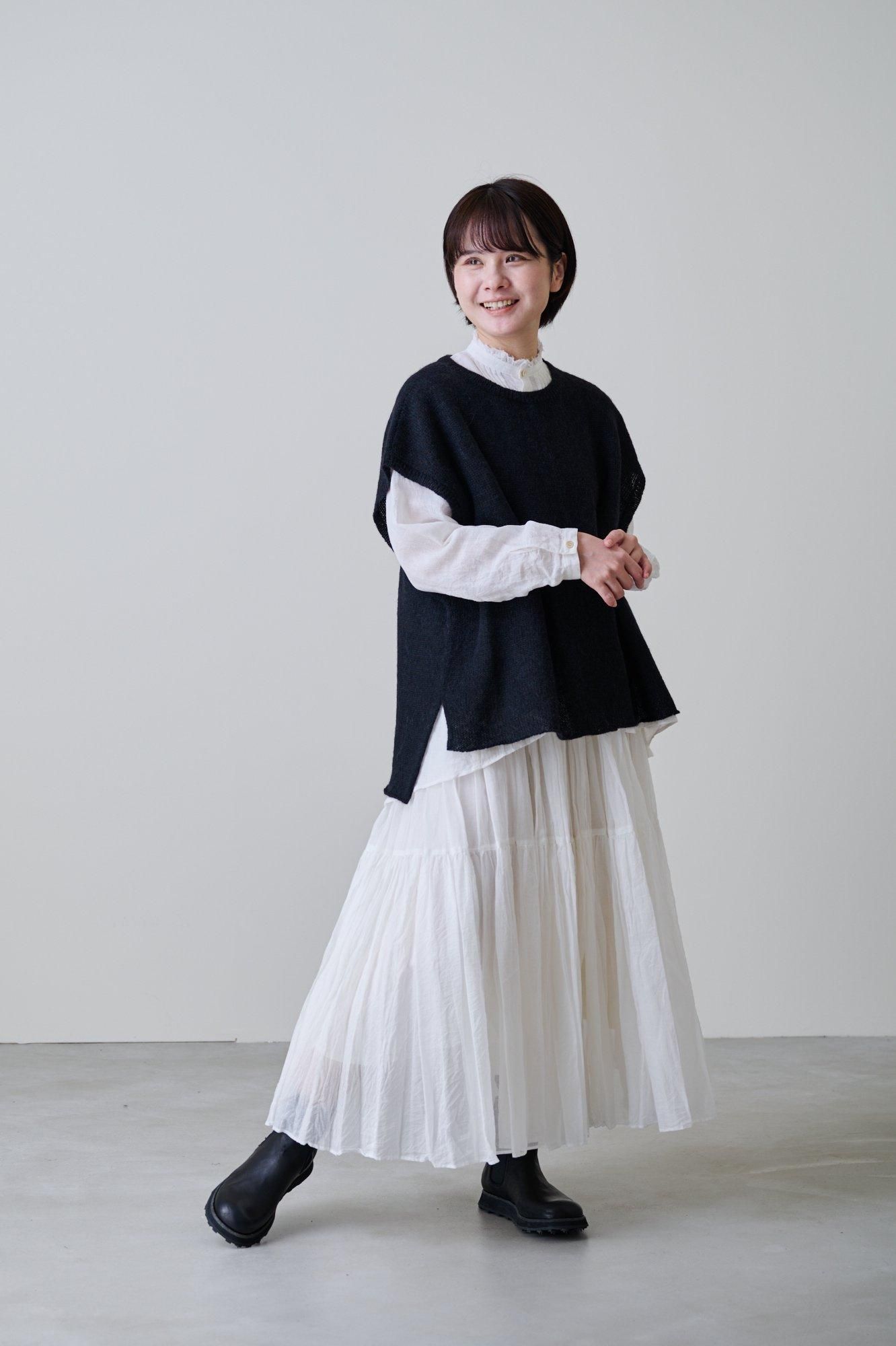 suzuki takayuki alpaca knitted vest（A251-19） - poooL