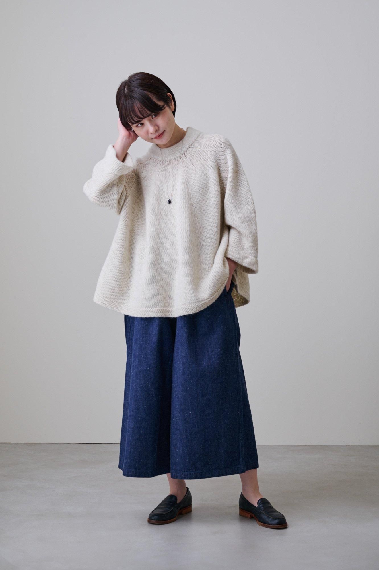 factory ファクトリー　モンゴリアンウール　ラグランセーター FACTORY モンゴリアンウール ラグランセーター- poooL (online shop)