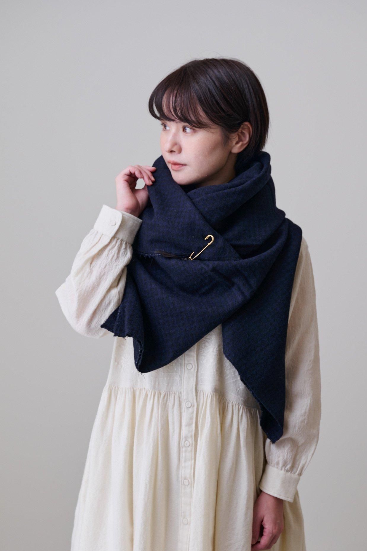 Honnete（オネット） Washed Twill Wide Stole Honnet オネット Wide Stole C/W Washed Twill