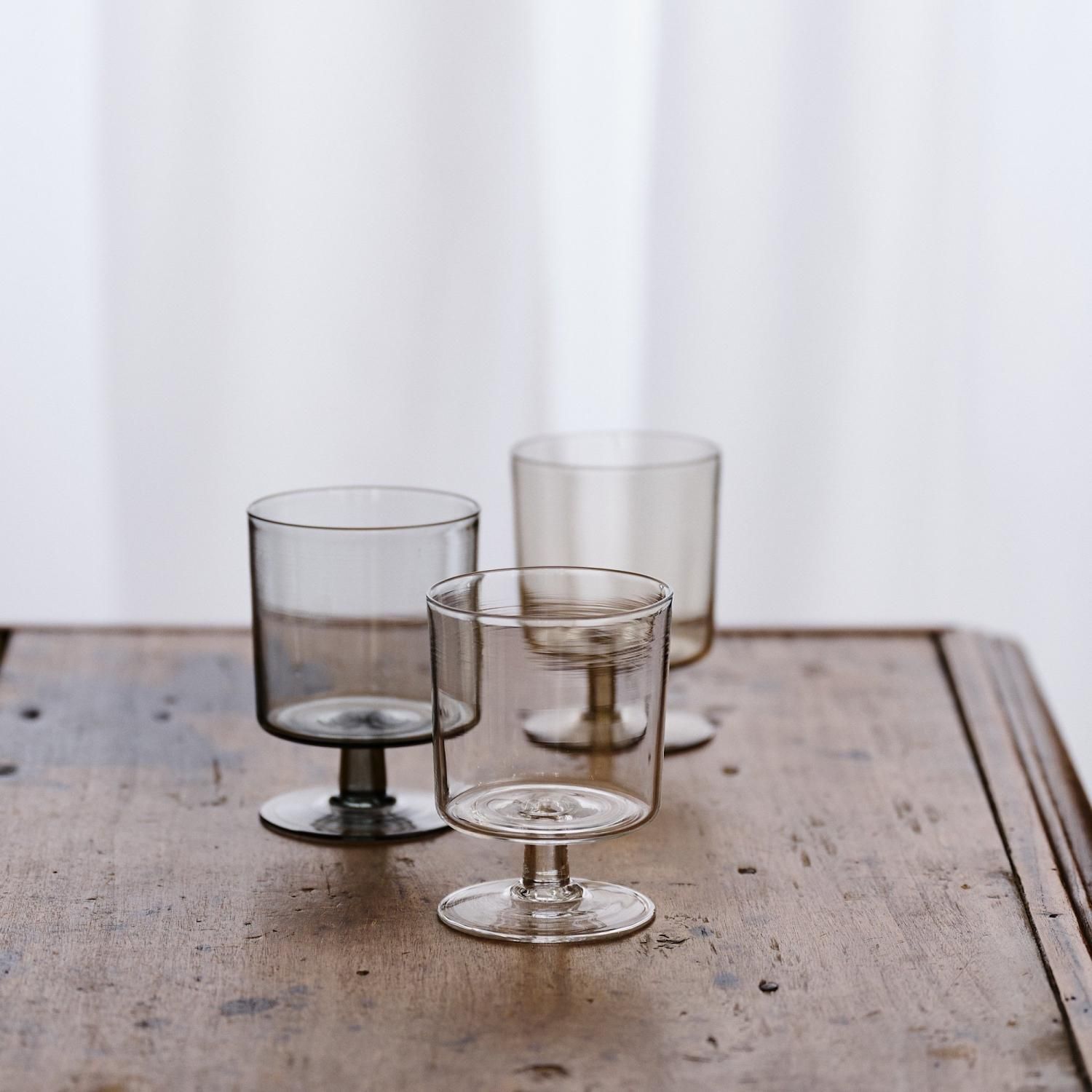 【最終価格】永木卓（RITOGLASS）コルク蓋付き ガラスボトル　リトグラス 永木 卓 ( RITOGLASS ）_ ベルグラス L（クリア） - NODE