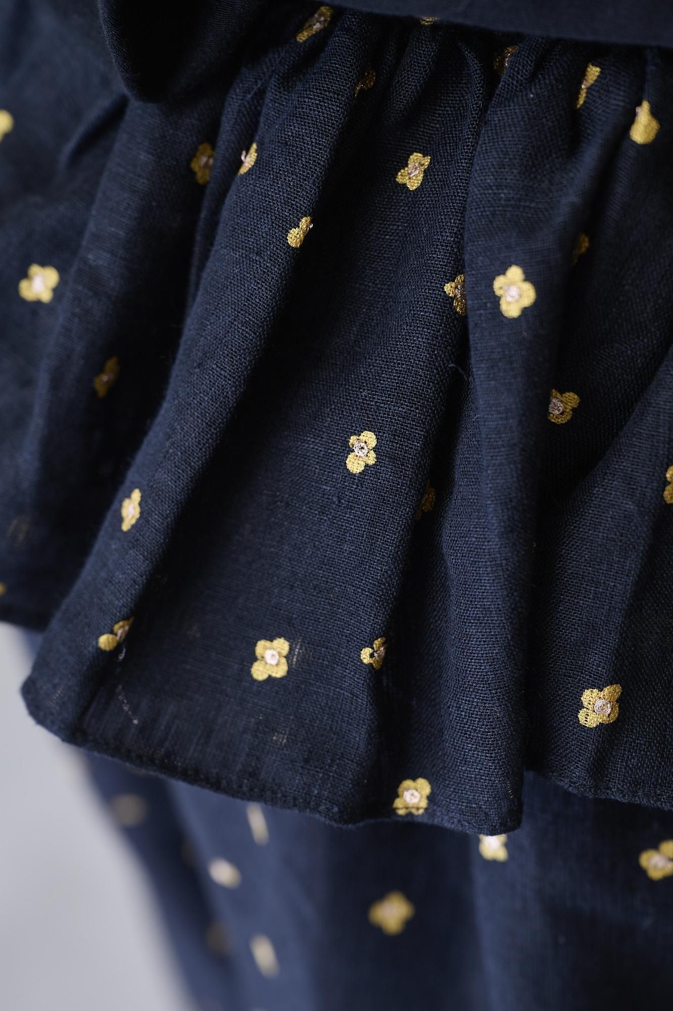 パンツ bunon embroidery flap pants M BUNON ブノン : Embroidery TuckPants プリントパンツ | BUNON