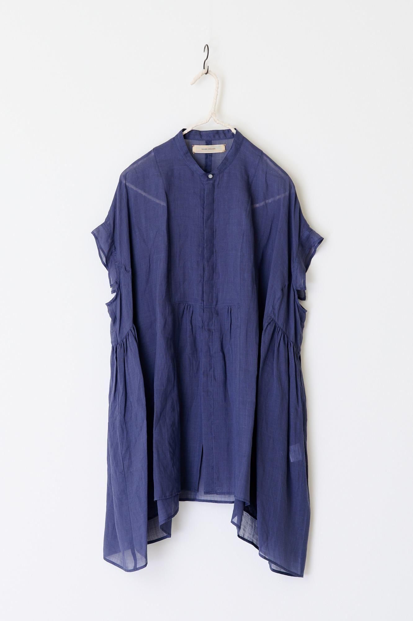 suzuki takayuki band-sleeve tunic（2color S251-19） - poooL
