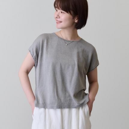★新品タグ付★ FACTORY ファクトリー 綿強燃糸 Vネック ポンチョ ☆新品タグ付☆ FACTORY ファクトリー 綿強燃糸 Vネック