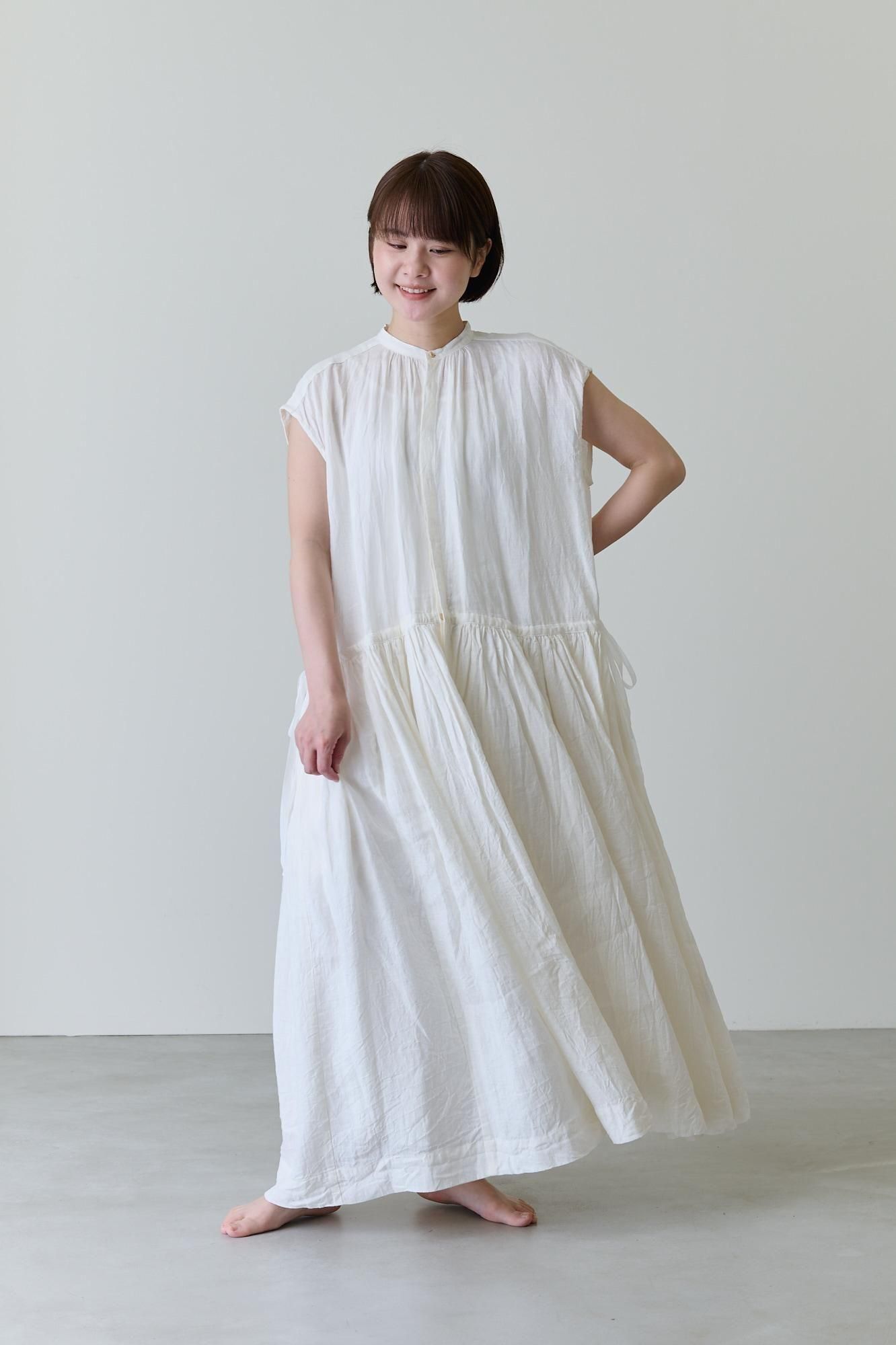 新品 suzuki takayuki french-sleeve dress suzuki takayuki french-sleeve dress - poooL (online shop)