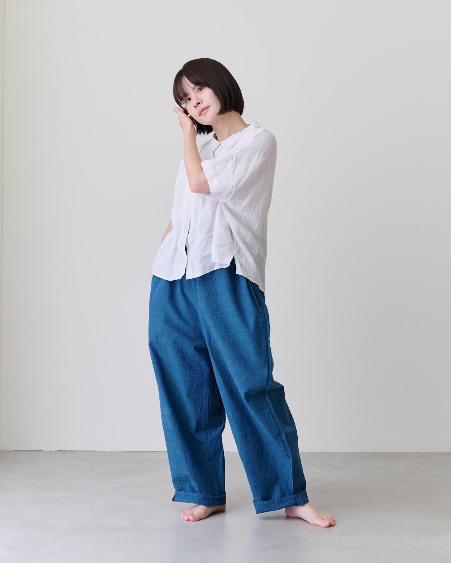 YAMMA 会津木綿パンツ 会津木綿ふわっとパンツ(レギュラー丈) YAMMA ヤンマ産業 | 日々