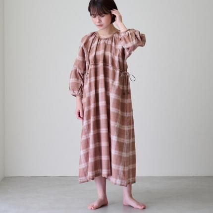 BUNON Khadi cotton Back button dress - poooL (online shop)