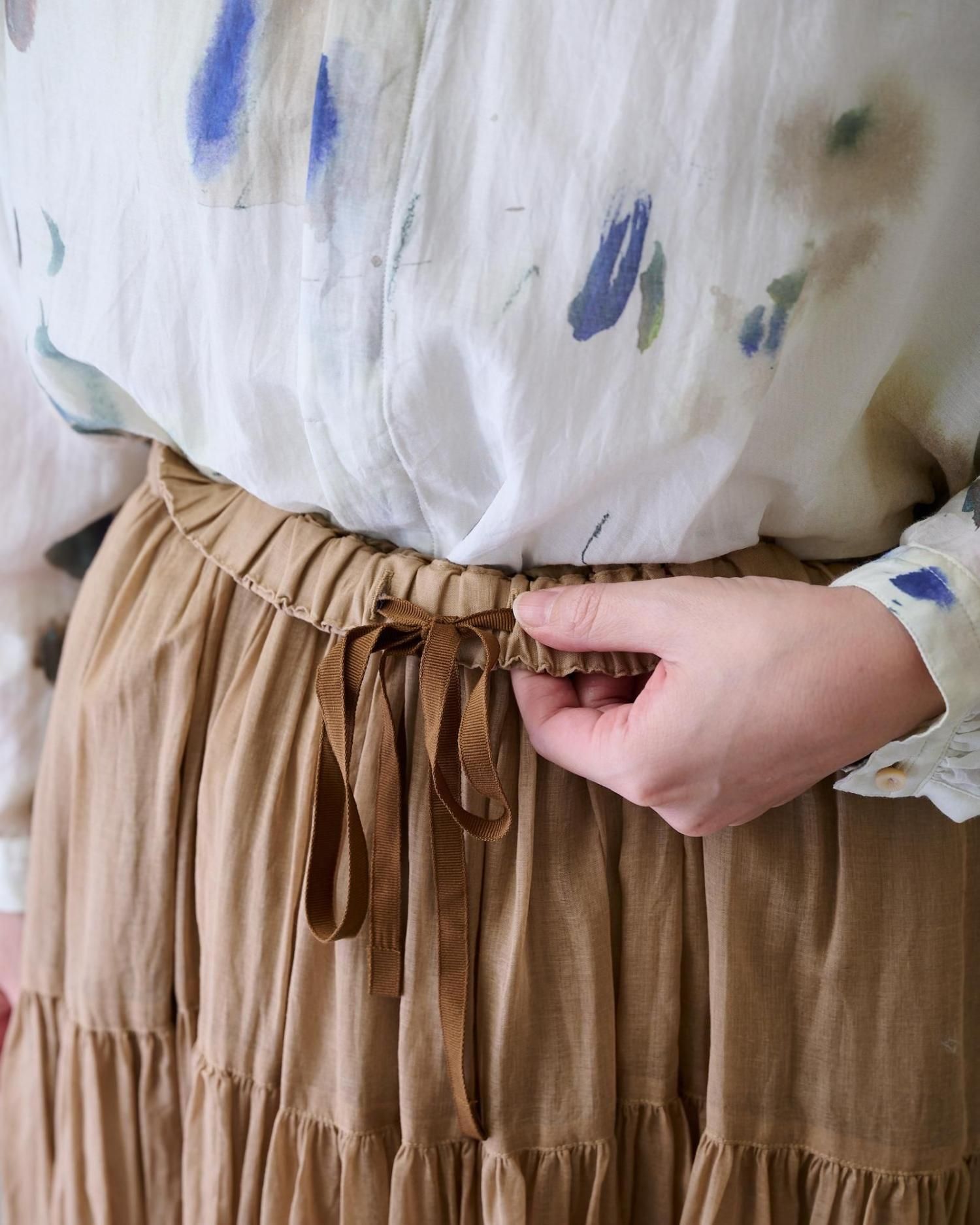 suzuki takayuki tiered skirt - poooL (online shop)
