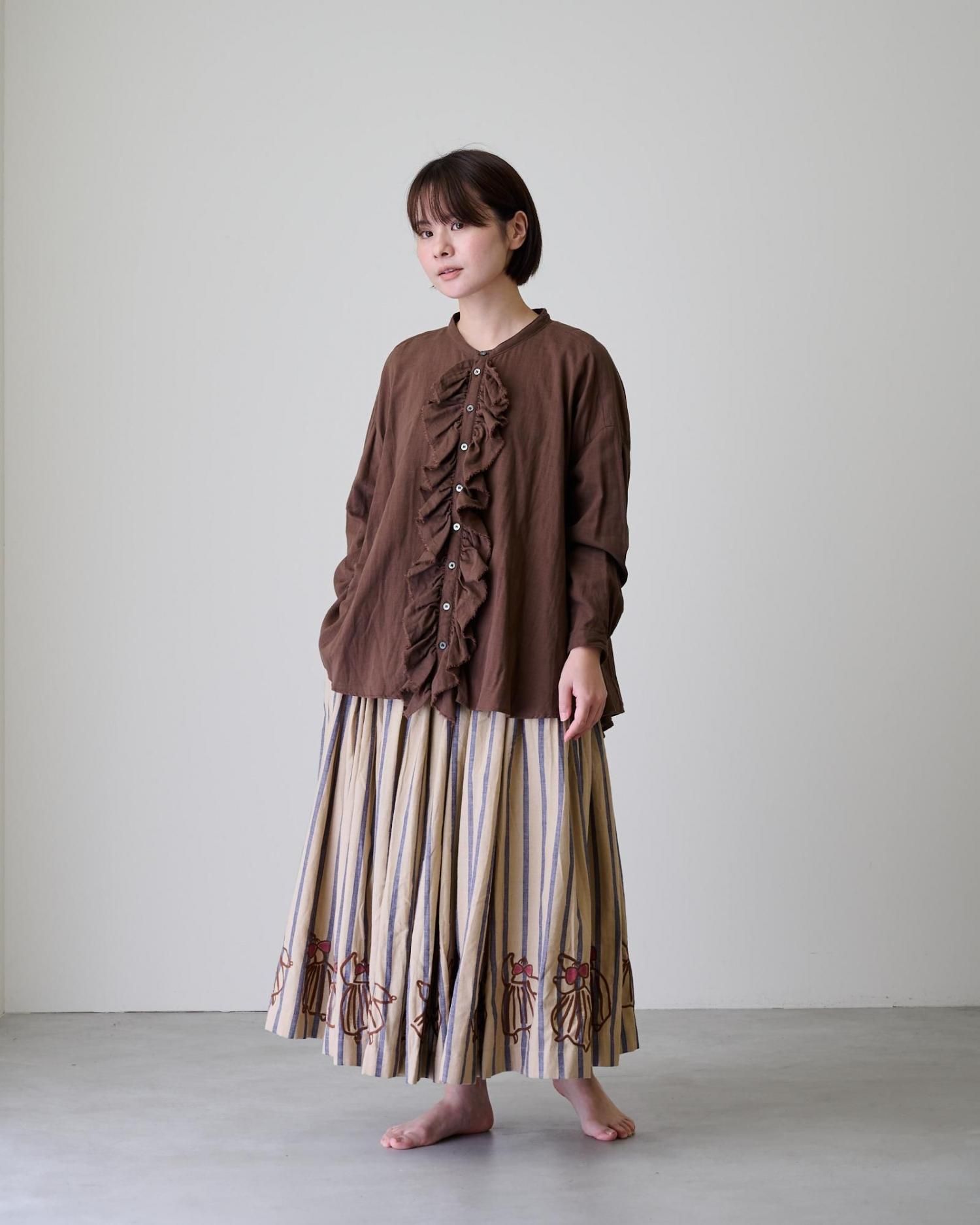 美品】suzuki takayuki blouse ノースリーブ チュニック suzuki takayuki スズキタカユキ *リネンノースリーブブラウス