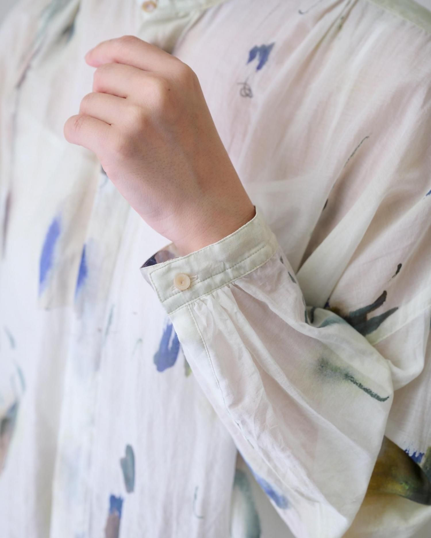 BASUKI　ABDULLAH（バスキ　アブドウラ）、貴婦人像 suzuki takayuki puff-sleeve shirt dress（2color A241-17