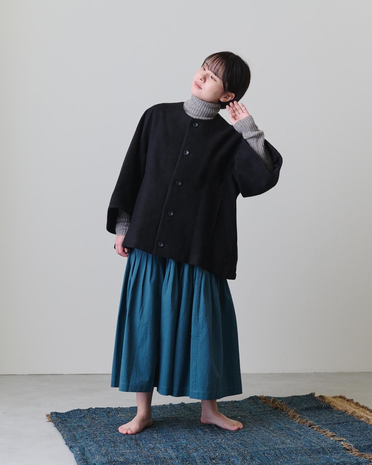 今年はショート丈がトレンド‼️ENFOLDウールリバーモッサショートドルマンコート 今年はショート丈がトレンド‼️ENFOLDウールリバーモッサショート