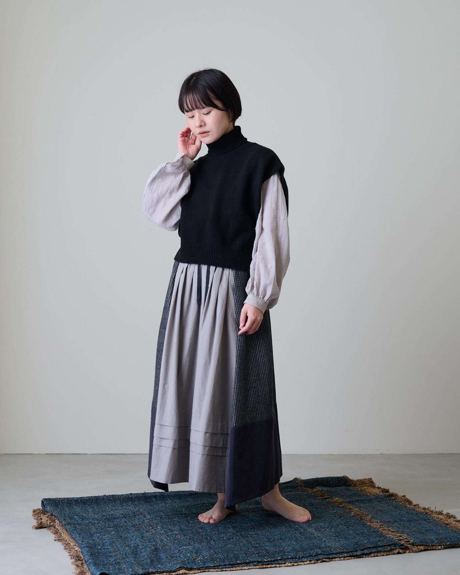 Veritecoeur ニットポンチョ（2color VCK-263） - poooL (online shop)