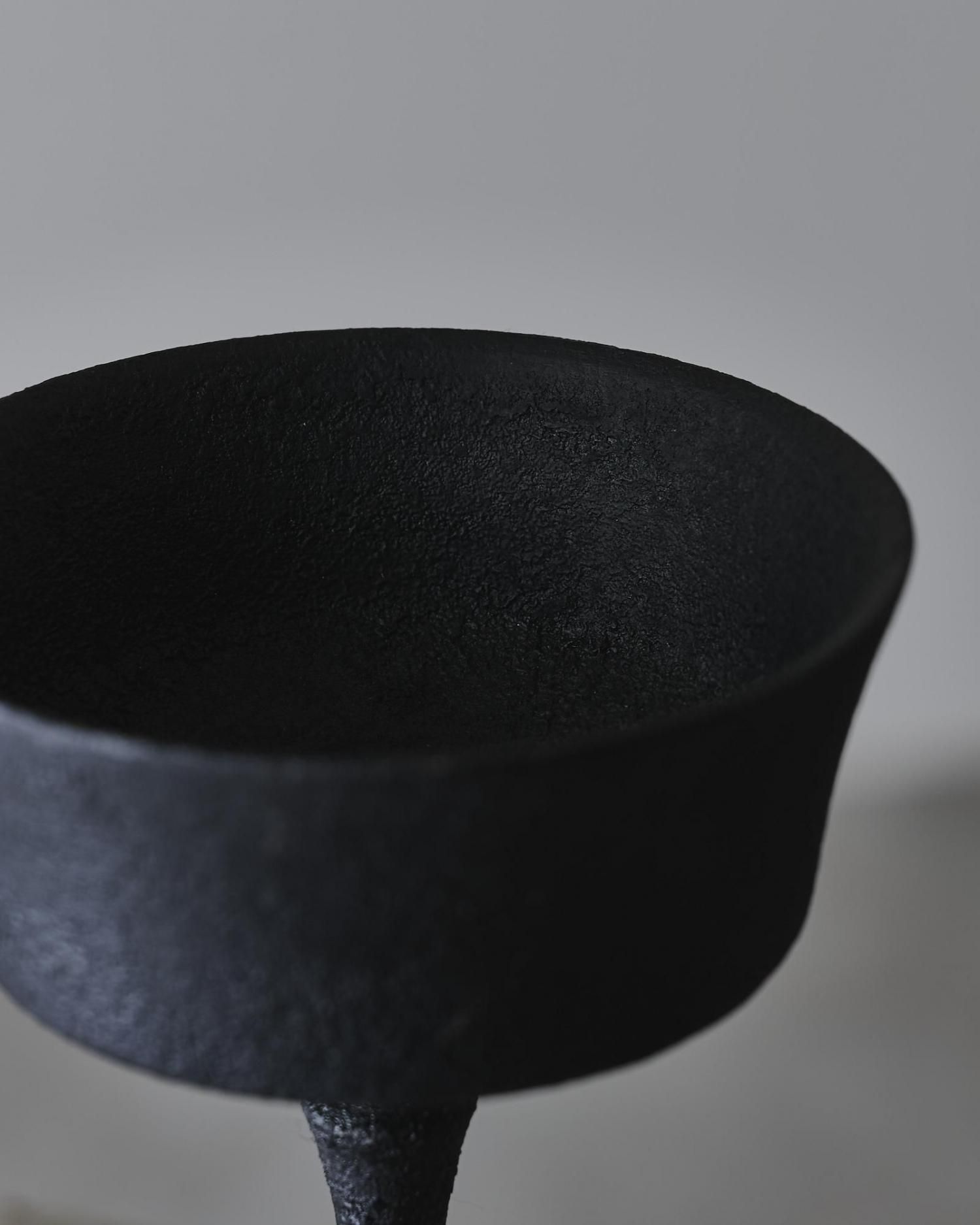 ソーサー ロー twoodworks 船木智仁 black wood 船木 智仁｜Saucer（黒漆） - NODE