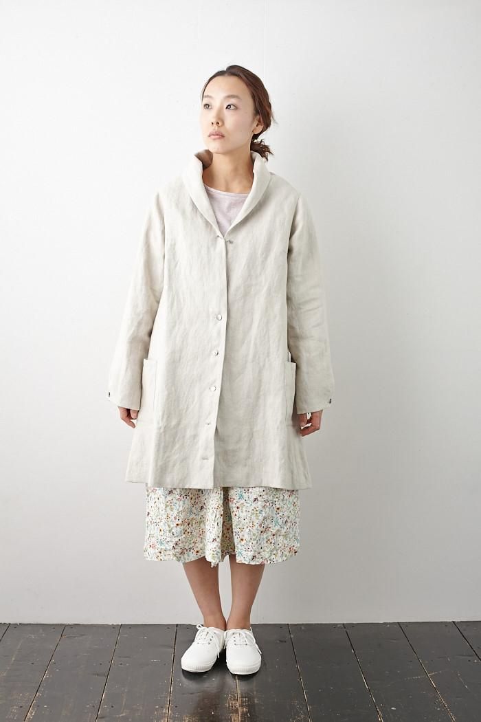 SARAXJIJI オックスリネンコート（2color） - poooL (online shop)