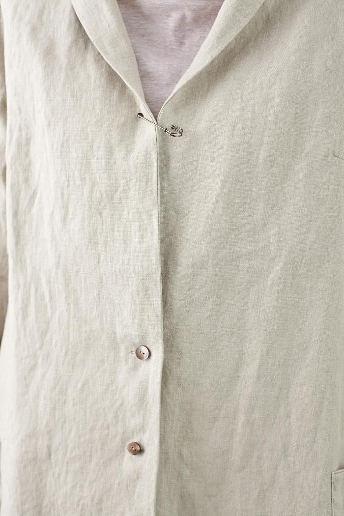 saraxjiji リネンロングコート　ナチュラル SARAXJIJI リネンロングコート- poooL (online shop)