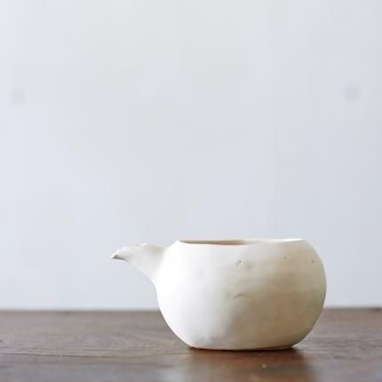 石原稔久さん作/お皿 石原稔久の白ベージュ皿 - poooL (online shop)