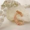 14K PG Initial Pendant  C 