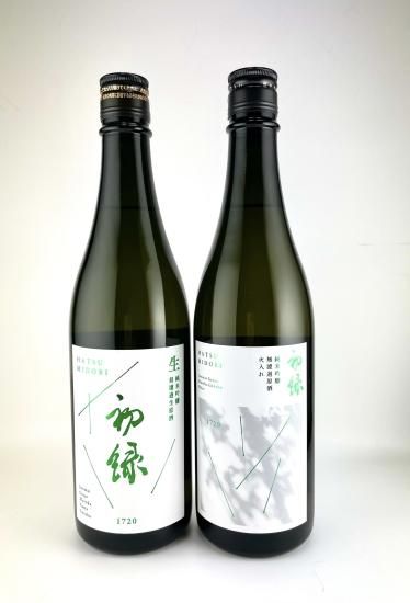 初緑 純米吟醸 無濾過原酒 飲み比べ セット 720mlx2本 - 奥飛騨酒造