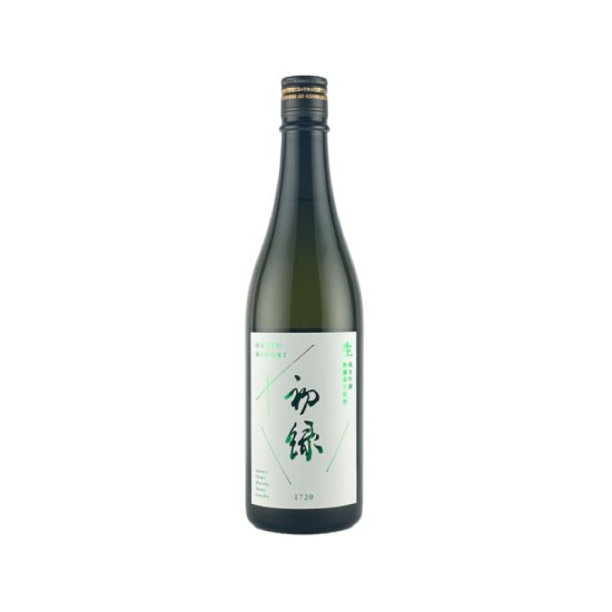 初緑 純米吟醸 無濾過生原酒 720ml 1,680円(税込)
