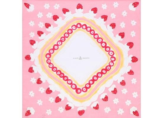 Misato Asayama 綿小風呂敷 ショートケーキ 50cm 和雑貨 和こもの ギフトの通販サイト 椿や Misato Asayama 綿小風呂敷 ショートケーキ 50cm 和雑貨 和こもの ギフトの通販サイト 椿や