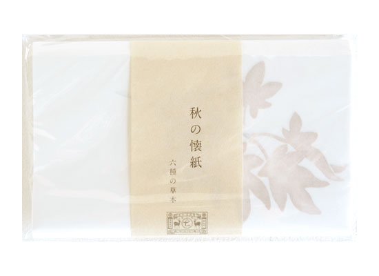 秋の懐紙 六種の草木/中川政七商店（遊中川） - 和雑貨・和こもの