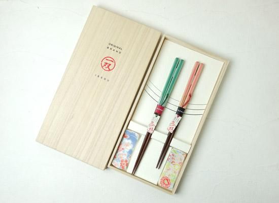 新品未使用品　夫婦箸 夫婦箸/箱付き新品未使用品 やすく