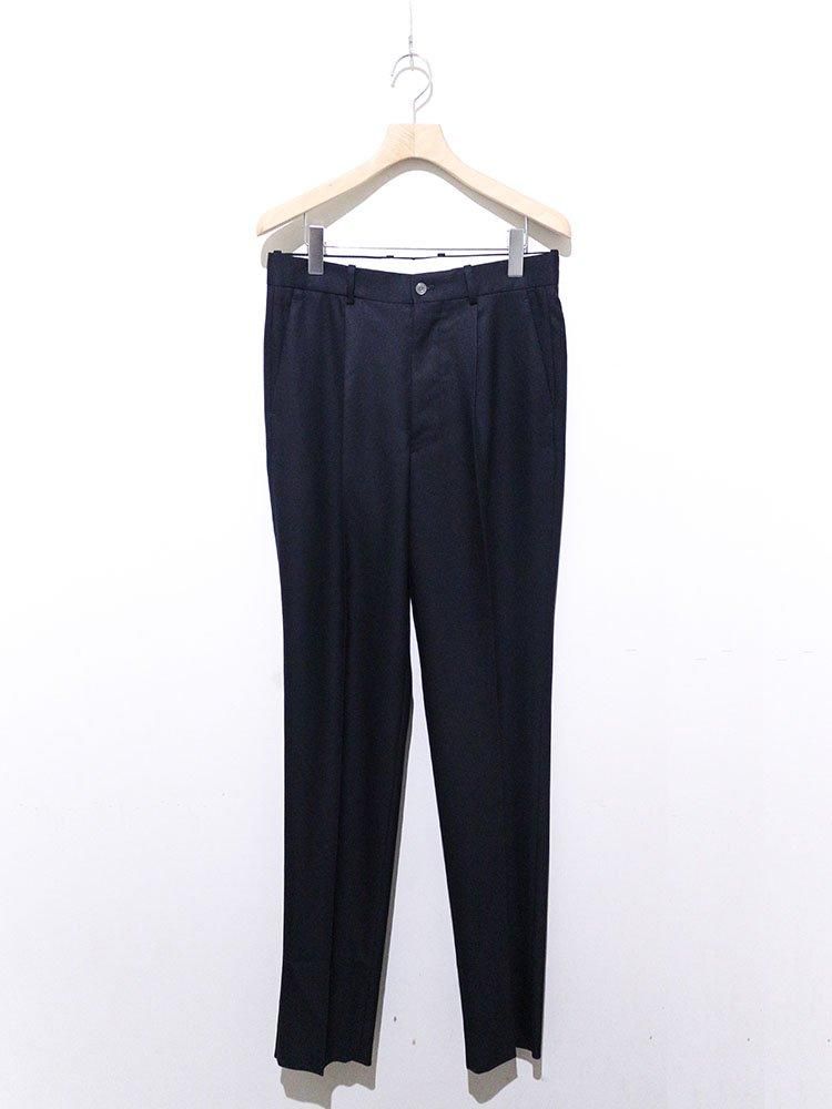 scye Silk Wool Oxford Pleated Trousers