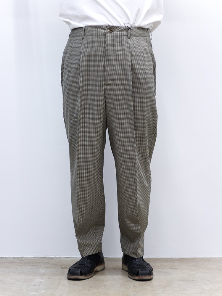 scye Checked Wool Pleated Trousers - Unlimited lounge | ONLINESTORE