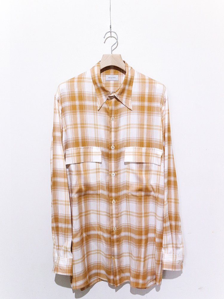 BED j.w. FORD Over Sized Check Blouse