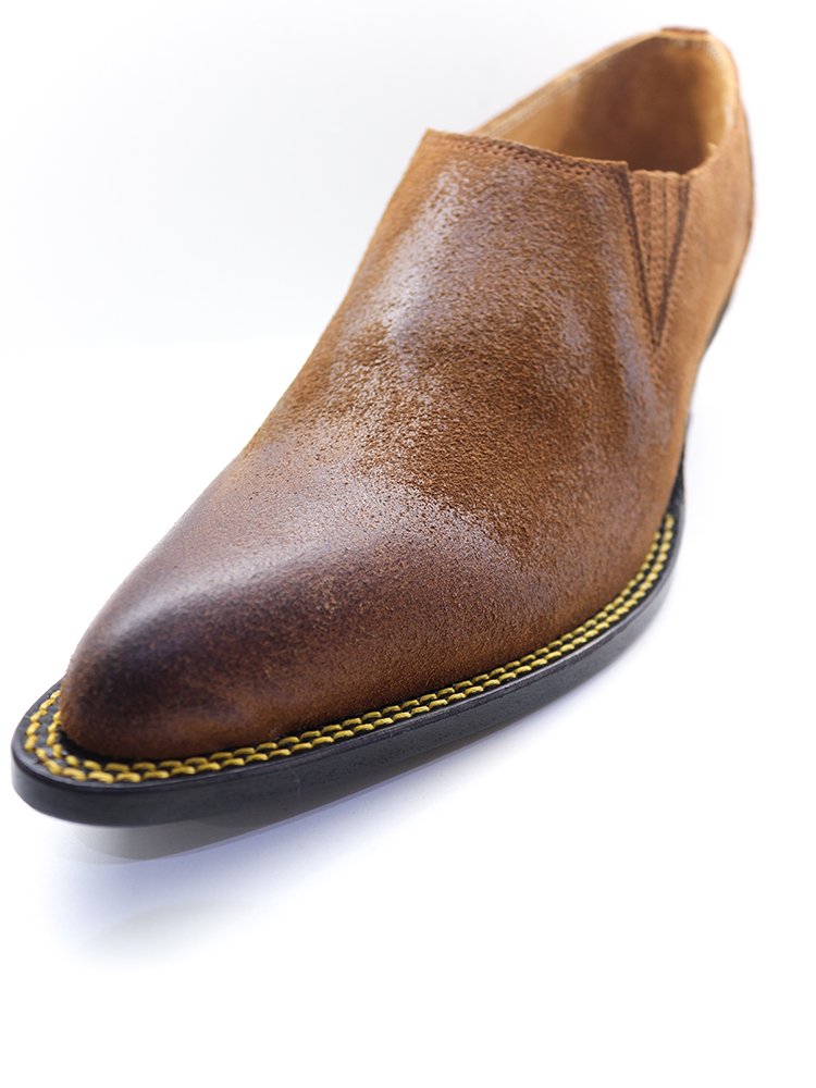 BED j.w. FORD Suede Western shoes / CAMEL - Unlimited lounge 