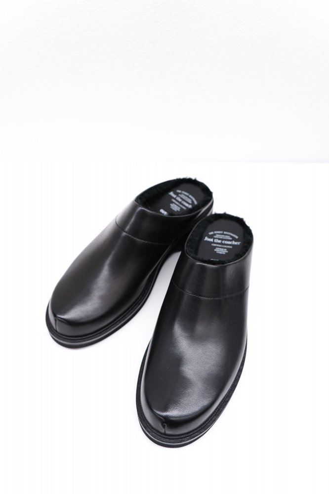 foot the coacher MINIMAL CLOG ブラック〈デザイン〉
