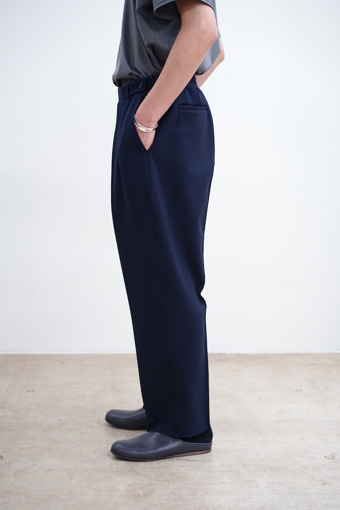 RAINMAKER PONTE ROMA PLEATED WIDE TROUSERS - Unlimited lounge