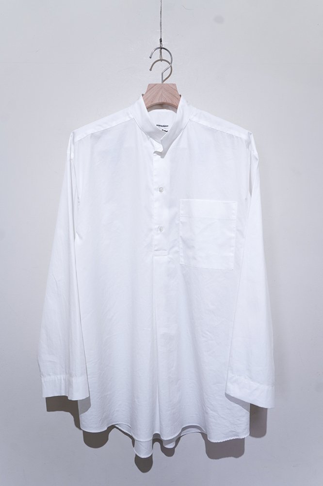 POSTELEGANT Fine Cotton Twill Pullover Shirt