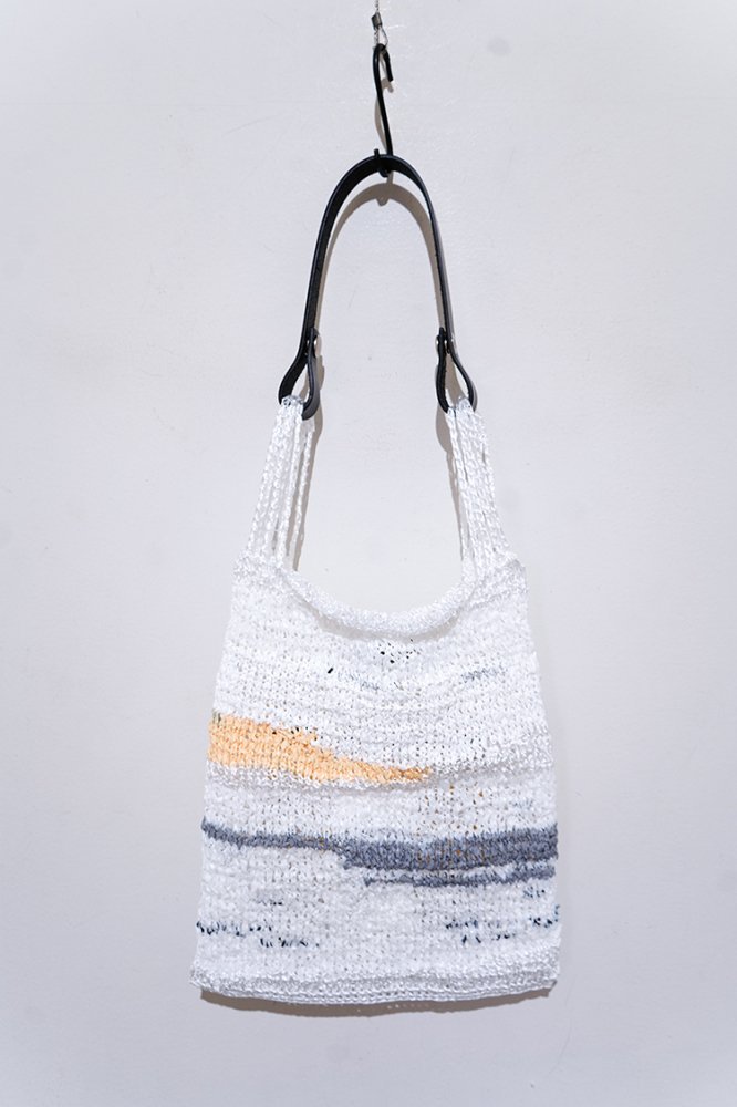 最高級最高級beta Post Reuse Plastic Hand Knit Bag ショルダーバッグ