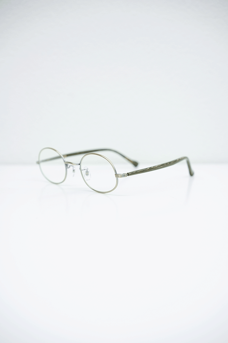 kearny gravel-03 (marble.stone×antique gold/ clear or green lens)