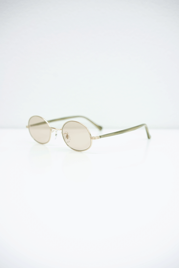 kearny gravel-03 (green stone×gold/ clear or brown lens) - Unlimited lounge  | ONLINESTORE