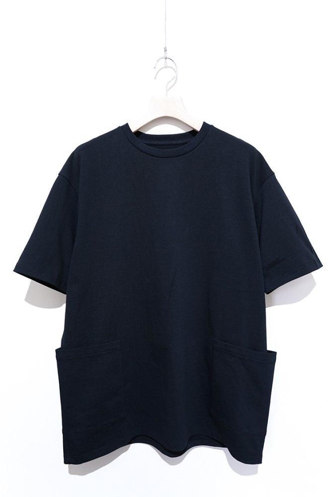 beta post Side pocket t-shirt / BLACK